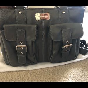 Shutterbag leather hand bag